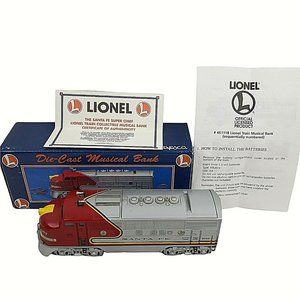 Enesco Lionel Trains Die Cast Collectible Musical Bank in Box AS IS Not Working